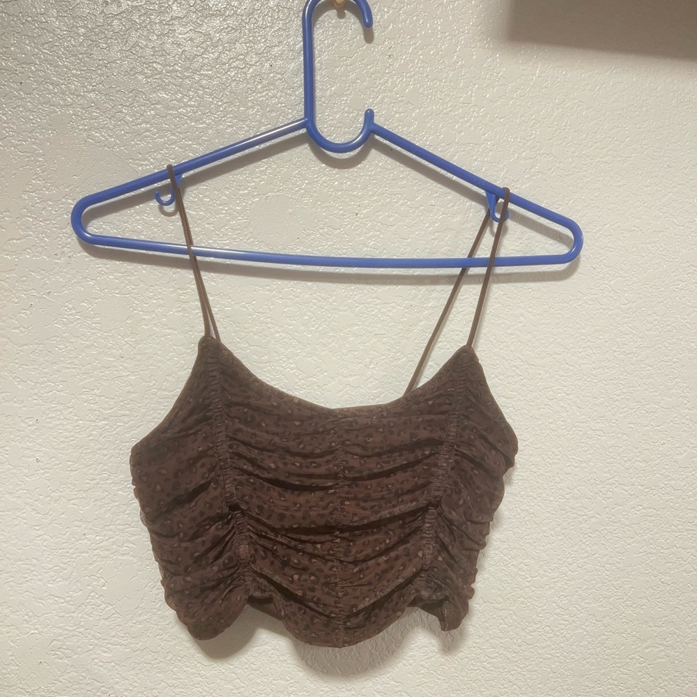 Cheetah crop top